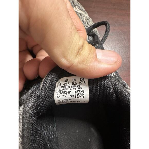 PUMA Men’s Cell Rapid Hyperwave Black/White Mesh Canvas Size 9.5 - Picture 8 of 8